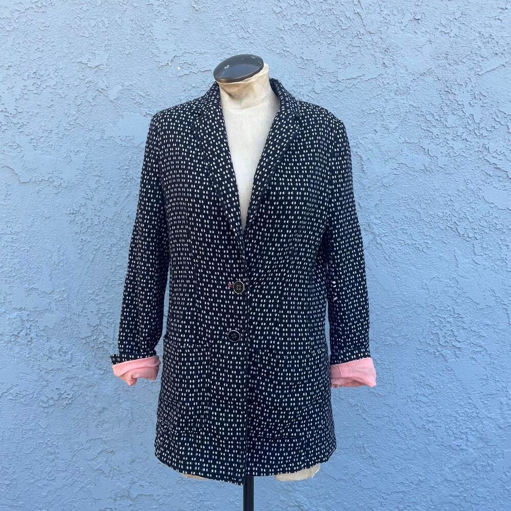 Anthropologie Women's Black and White Jacket
